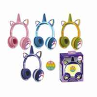 AURICULARES INALAMBRICOS UNICORN LED