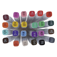 ROTULADOR ARTIS DECOR TWIN BRUSH DOBLE PUNTA FINA Y PINCEL 24 COLORES