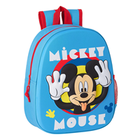 MOCHILA SAFTA 3D MICKEY MOUSE 32X27