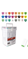 PACK MALETIN 12 ROTULADORES DOBLE PUNTA ARTIX PAINTS