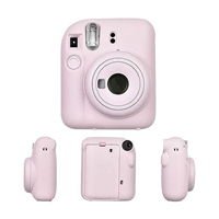 Cámara Fujifilm Instax Mini 12 Rosa - Incluye 10 films y bolsa